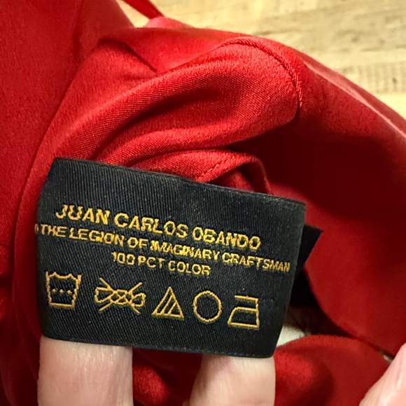 Chic Asymmetrical Red Dress - Picture 3 of 17